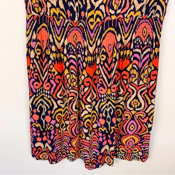 Boden Grace Flutter Sleeve Dress Multicolor Ikat - Picture 5 of 9